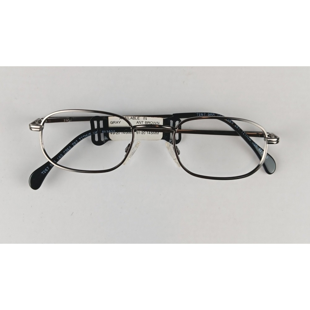 Titmus PC267 Gray Eyeglasses Frames New Vintage Style Classic‎ Glasses